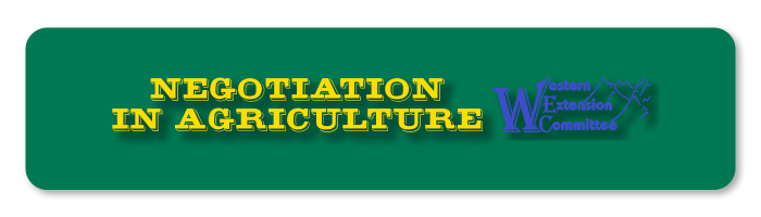 Negotiation in Agriculture